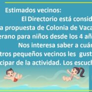 Colonia de Vacaciones en La Cuesta